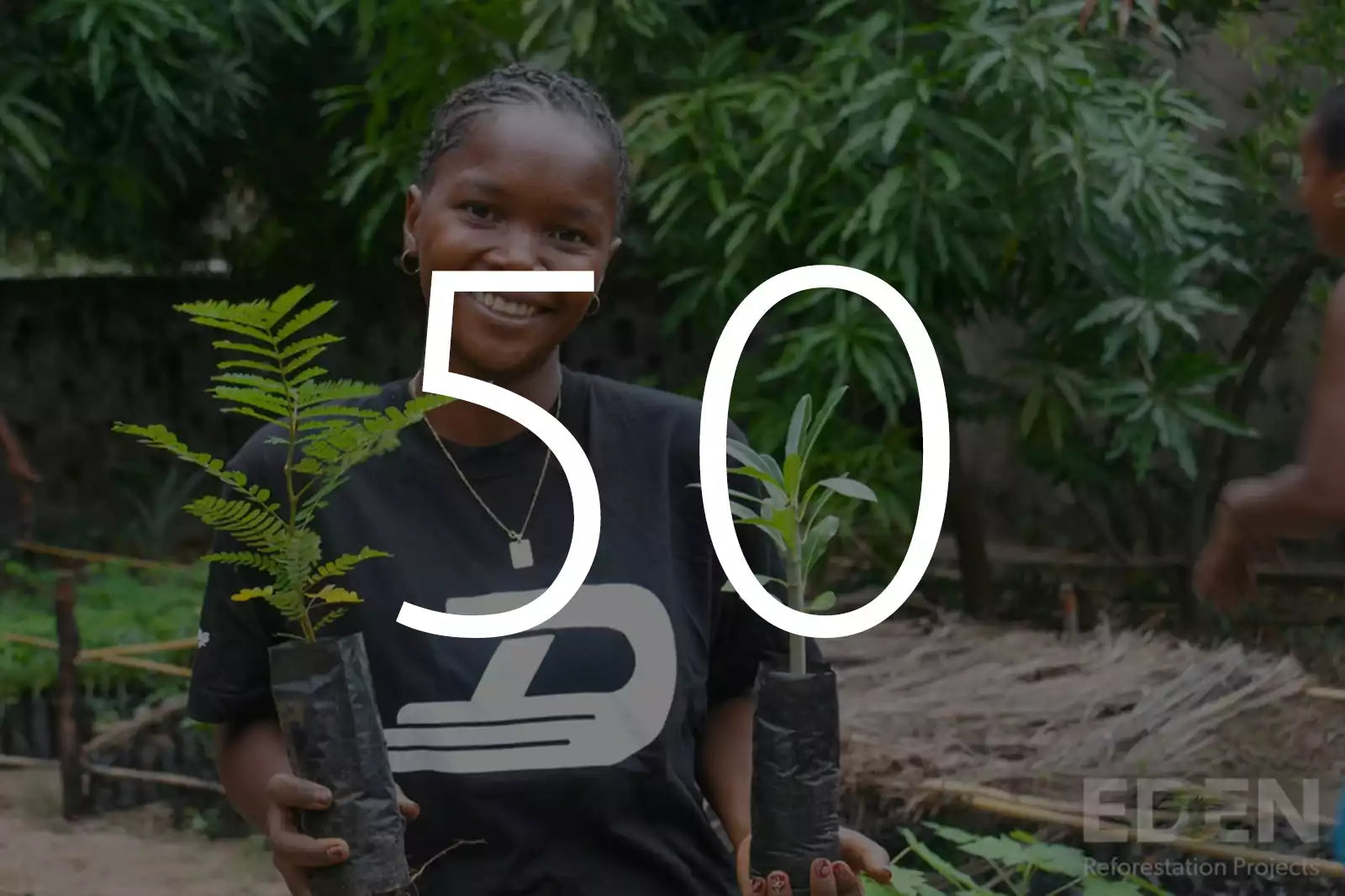 Plantar 5 árboles con Eden Reforestation Projects
