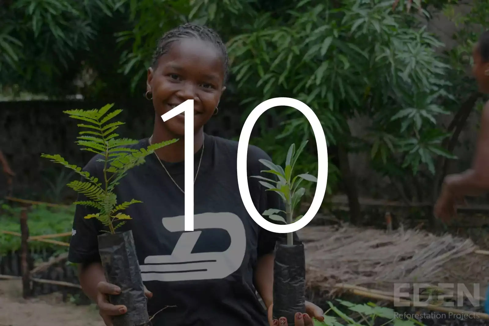 Planter 10 arbres avec Eden Reforestation Projects